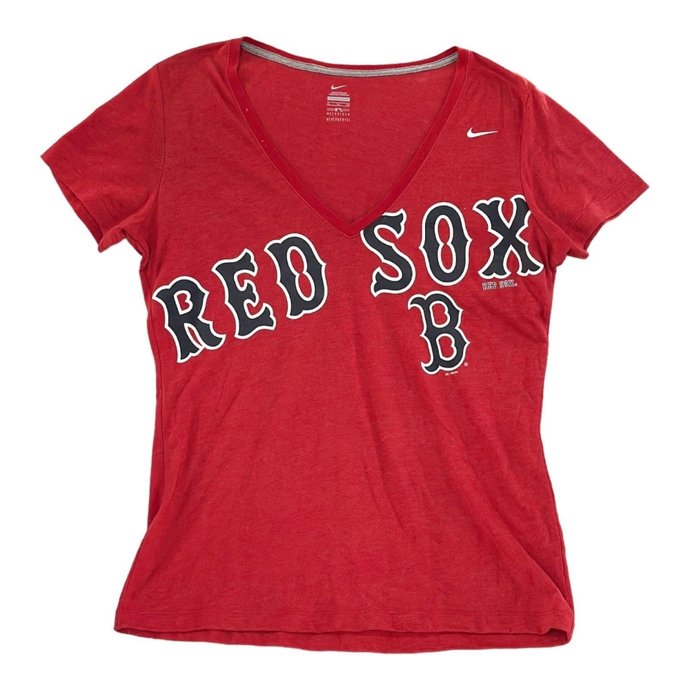 2012 MLB Boston Red Sox Women's Nike V-neck Tee - Size XL